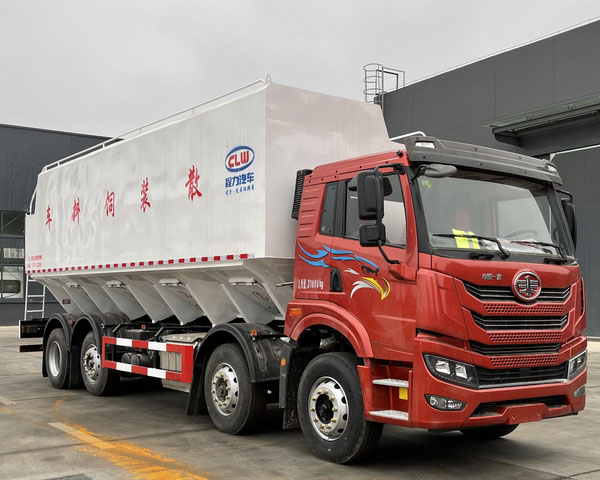 程力牌CL5315ZSL6SS型散裝飼料運(yùn)輸車