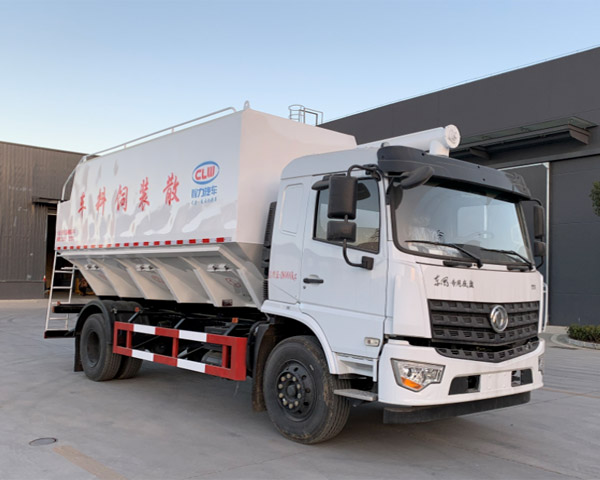 程力牌CL5182ZSL6SS型散裝飼料運(yùn)輸車